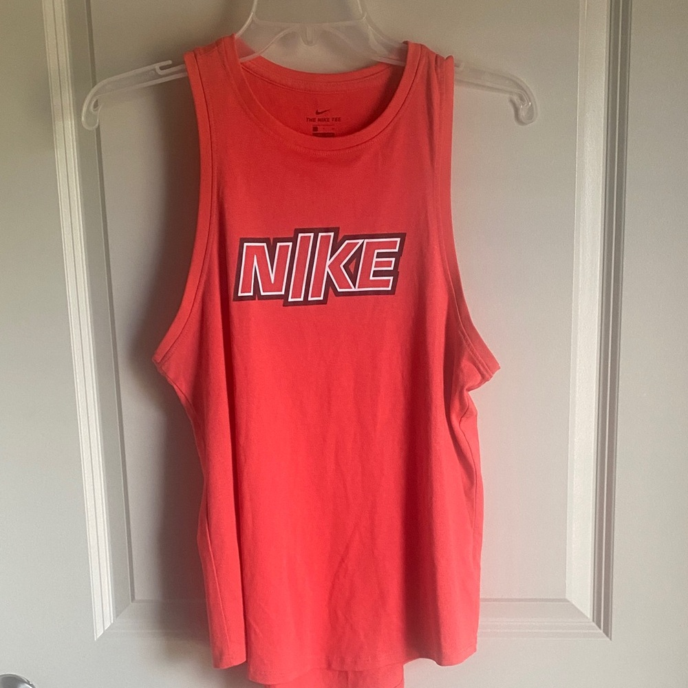 Nike Red Sleeveless Top